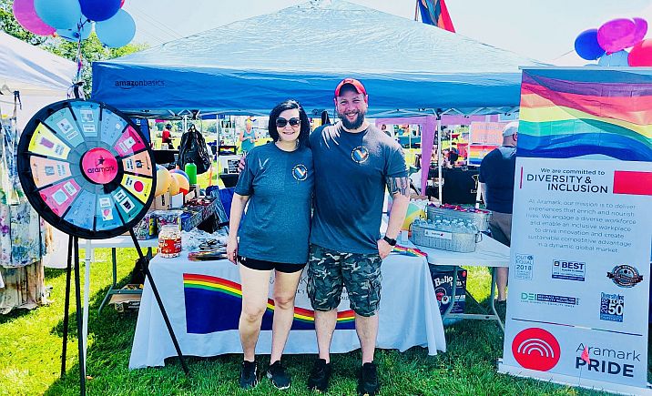employees at the Franklin Pride Festival 2023